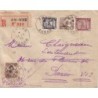 INDOCHINE - ANKHE DU 11-7-1939 - ENTIER POSTAL AVEC COMPLEMENT POUR LA FRANCE.