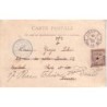 MARTINIQUE-FORT DE FRANCE 10-1-1905-PAQUEBOT LIGNE A+TAXE.