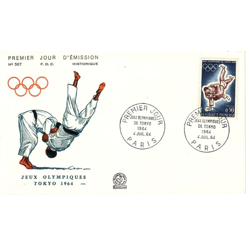 1er JOUR - JEUX OLYMPIQUE DE TOKYO 1964 - LE JUDO.