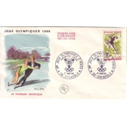 1ER JOUR - JEUX OLYMPIQUE D'HIVER-GRENOBLE 1968-PATINAGE.