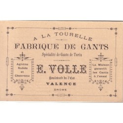 DROME - VALENCE - FABRIQUE DE GANTS A LA TOURELLE.