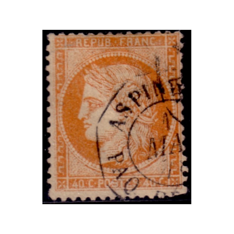 No038 - ASPINWALL PAQ.FR.  - CACHET DE PROVENANCE MARITIME.