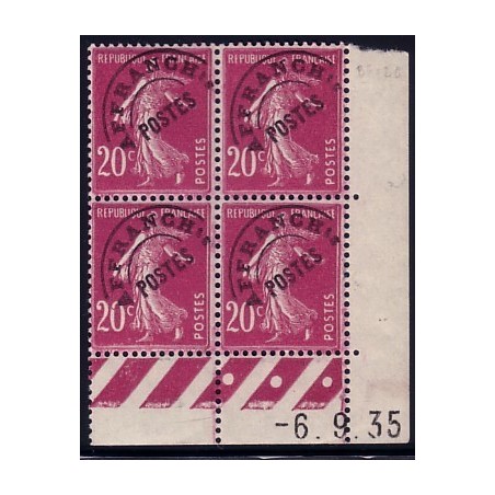 PREO No055 - COIN DATE DU 6-9-1935