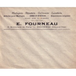 SEINE ET OISE - HORLOGERIE-BIJOUTERIE-ORFEVRERIE-LUNETTERIE- E.FOURNEAU A ESSONNES.