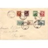 ESPAGNE - MALACCA DU 10-5-1937-EMISSION NATIONALISTE-4 TIMBRES AVEC SURCHARGE.