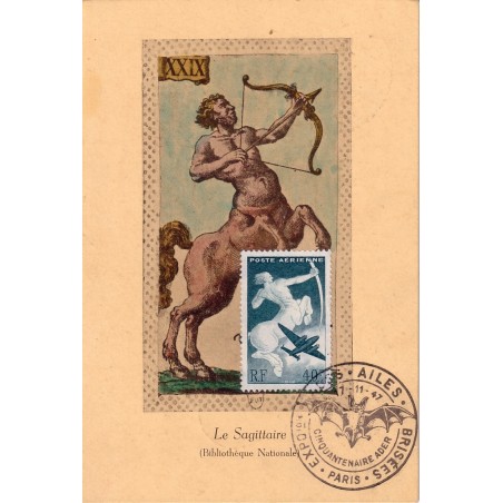CARTE MAXIMUM - AVIATION - PA No16 - LE SAGITTAIRE.