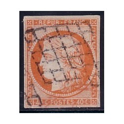 No005 - CERES 40c ORANGE REPARE - TB - COTE 500€.