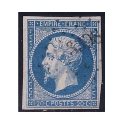 No014Ah - EMPIRE 20c BLEU - VARIETE POSTFS - TB.