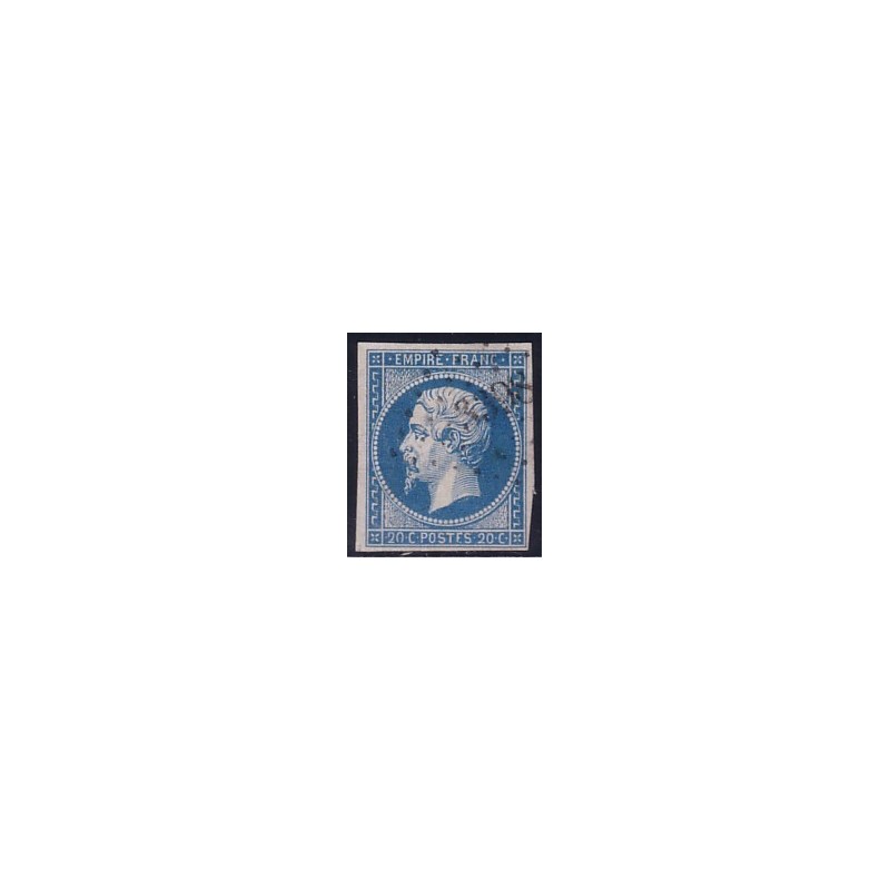 No014Ah - EMPIRE 20c BLEU - VARIETE POSTFS - TB.