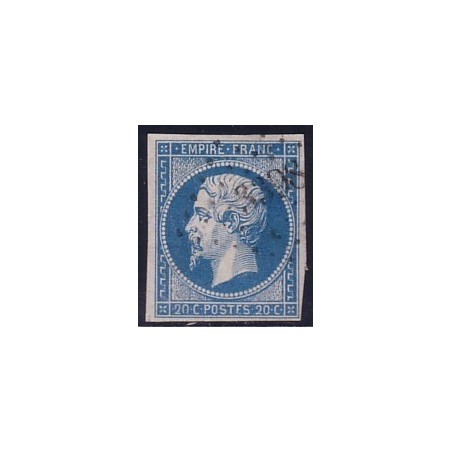 No014Ah - EMPIRE 20c BLEU - VARIETE POSTFS - TB.