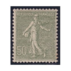 No0198 - SEMEUSE LIGNEE 50c OLIVE - NEUF**.