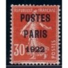 PREO No032 - POSTES PARIS - SANS GOMME - SIGNE JF BRUN.