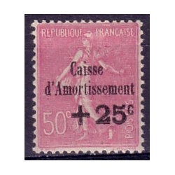 No0254 - CAISSE D'AMORTISSEMENT - NEUF*-TRACE CHARNIERE.