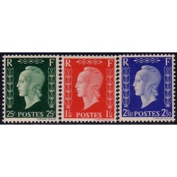 No0701D/701F - MARIANNE DULAC - NON EMIS - NEUF*-TRACE CHARNIERE.