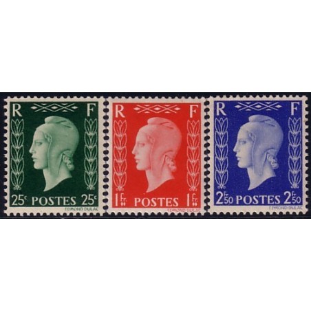 No0701D/701F - MARIANNE DULAC - NON EMIS - NEUF*-TRACE CHARNIERE.