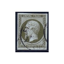 No011 - NAPOLEON III - 1c OLIVE.