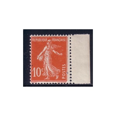 No0138 - SEMEUSE 10c ROUGE- NEUF**.
