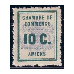 TIMBRE DE GREVE - No01 - CHAMBRE DE COMMERCE DE D'AMIENS-NEUF**..