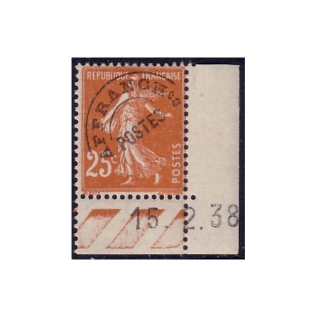 PREO No057 SEMEUSE 25c COIN DATE-NEUF*-TRACE CHARNIERE..
