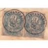 INFANTERIE 9e DIVISION-No111 TYPE BLANC EN PAIRE