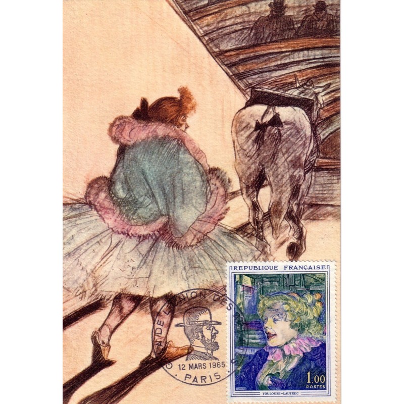 1er JOUR-TOULOUSE LAUTREC - PARIS 12-03-1965