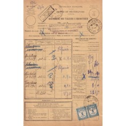 TAXE - No60 EN PAIRE SUR BORDEREAU DES VALEURS A RECOUVRER.