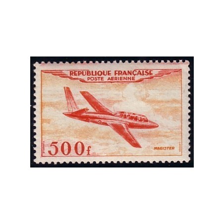 PA No032 - 500F FOUGA MAGISTER - NEUF**-SANS TRACE-COTE 250€.