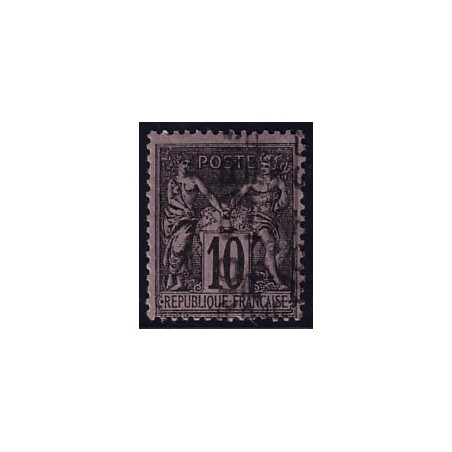 PREO No004 - SAGE 10c SURCHARGE SUR 4 LIGNES - RARE.