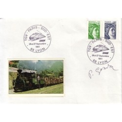 GANDON PIERRE - GRAVEUR - TGV PARIS SUD EST-SIGNATURE PIERRE GANDON GRAVEUR