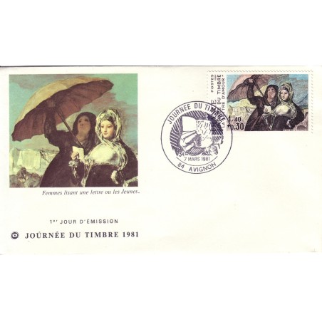 JOURNEE DU TIMBRE 1981 - AVIGNON VAUCLUSE.