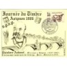 JOURNEE DU TIMBRE 1986 - AVIGNON VAUCLUSE - CARTE LOCALE..