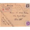 ALGERIE-ZENINA 25-4-1945 AGENCE POSTALE RECOMMANDE