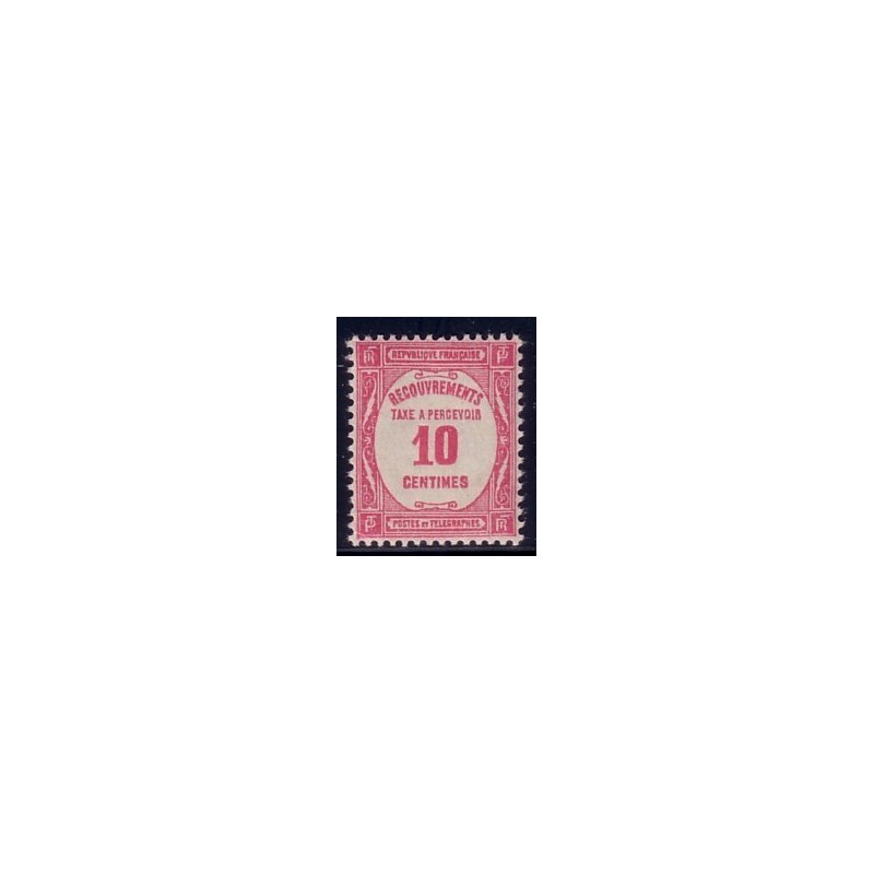 TAXE No056 - 10c ROSE***