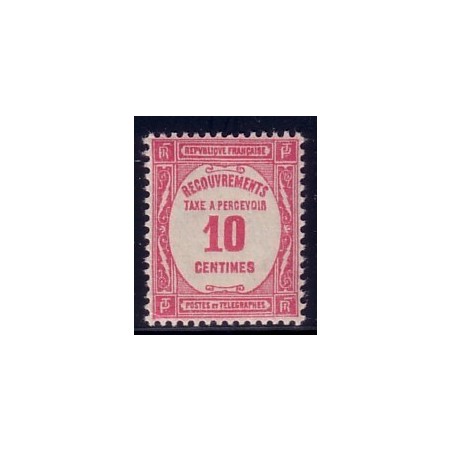 TAXE No056 - 10c ROSE***