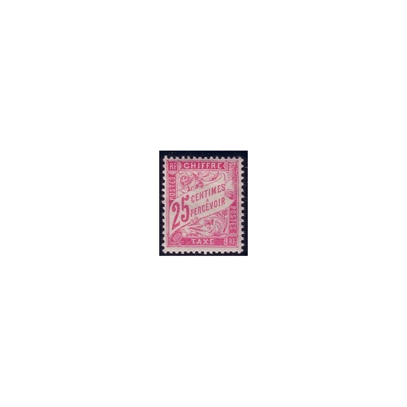 TAXE No032 - 25c ROSE***