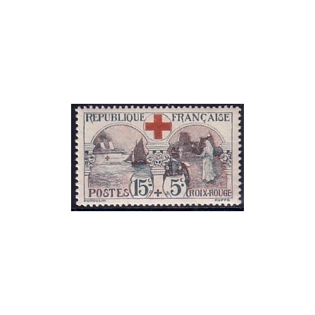 No0156 - CROIX ROUGE - NEUF ** SANS TRACE DE CHARNIERE