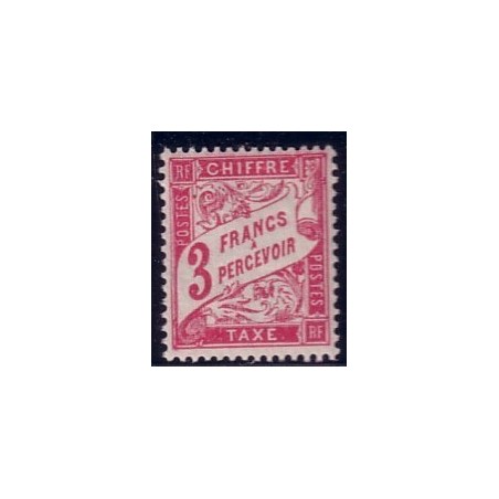 TAXE No042A - 3F LILAS ROSE***