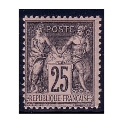 No097 - 25C SAGE NEUF AVEC GOMME-LEGERE TRACE DE CHARNIERE.