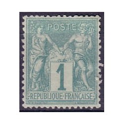 No061 - 1c VERT - NEUF SANS GOMME.