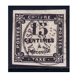 TAXE No003 - CACHET MARSEILLE - 4 BELLES MARGES.