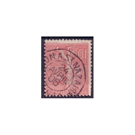 No129 - SEMEUSE - CACHET MARITIME COLON A ST NAZAIRE DU 24 AVRIL 1906.