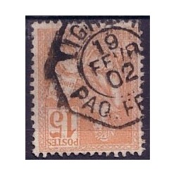 No117 - CACHET MARITIME LIGNE N PAQ.FR....LE 19-2-1902.