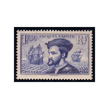No0297 - JACQUES CARTIER - NEUF**.