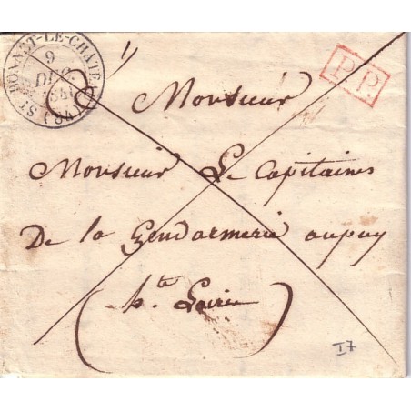 LOIRE - ST BONNET LE CHATEAU T14 9 DECEMBRE 1841.