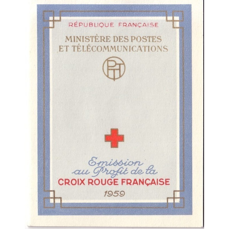 CROIX ROUGE - CARNET DE 1959 - COTE 50€.