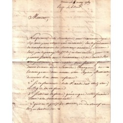 VAR - TOULON LE 5 MAI 1769 - LETTRE DU MAIRE ET CONSUL DE TOULON.