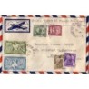 INDOCHINE - SAIGON 18-10-1948 - LETTRE TAXEE AVEC GERBE 20F+4F.