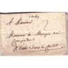 BOUCHES DU RHONES - D'ARLES MANUSCRIT DU 20 FEVRIER 1757.