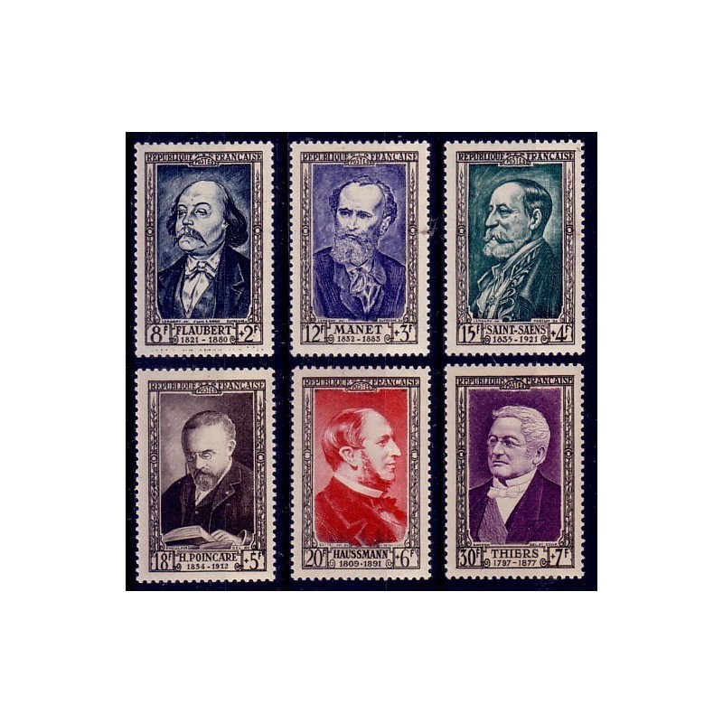 No0930 - 0935 CELEBRITE DU XIX - SERIE DE 6 TIMBRES.