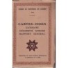 ALGERIE - CAHIER DU CENTENAIRE TOME 12 - CARTES - INDEX.